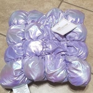 Luxe Collection Purple Iridescent 16 x 16 Inch Marshmallow Pillow